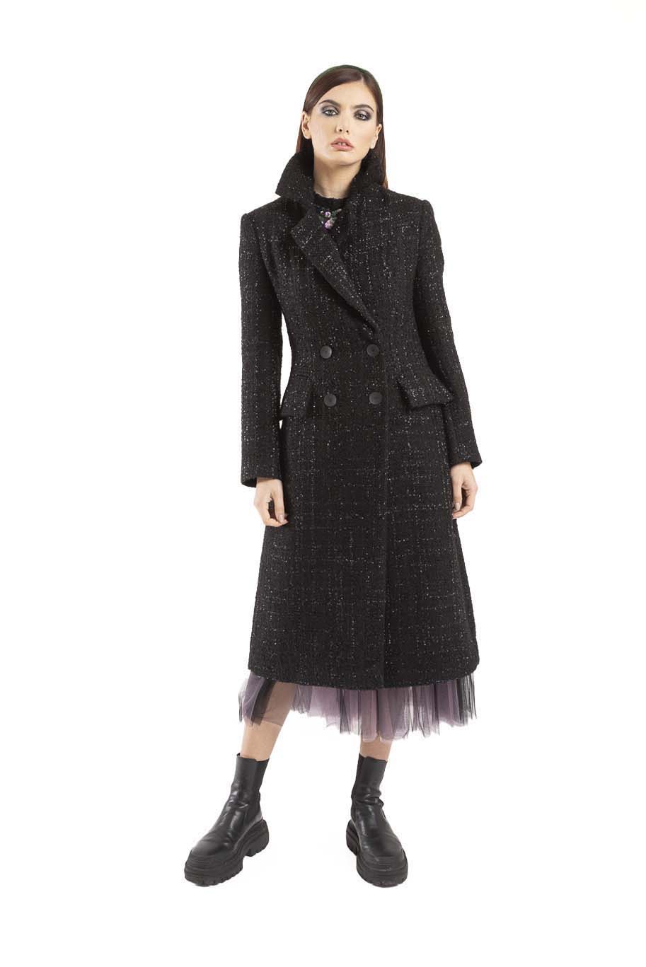 CAPPOTTO LUNGO IN BOUCLÉ