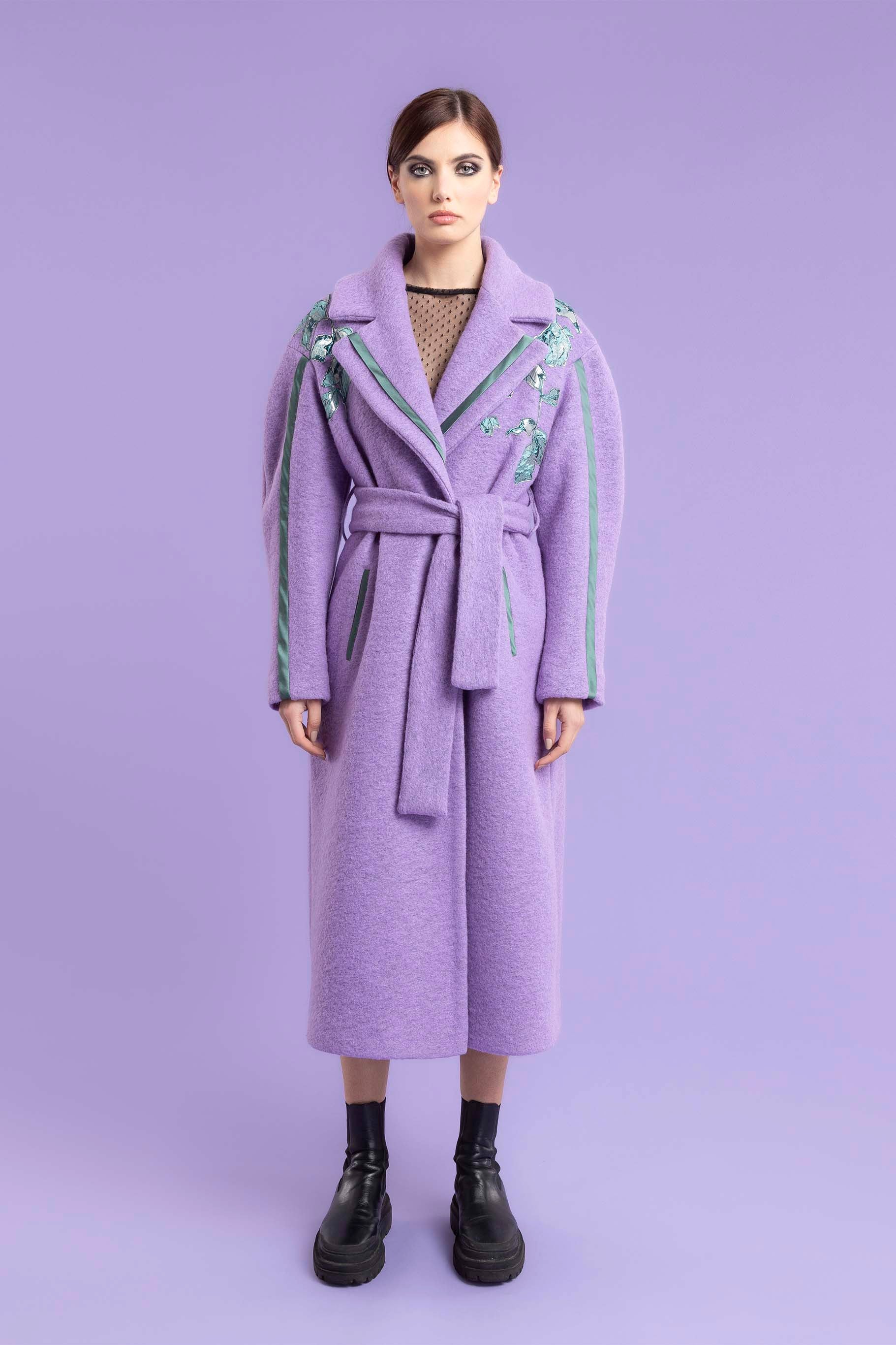 CAPPOTTO LUNGO IN LANA COTTA