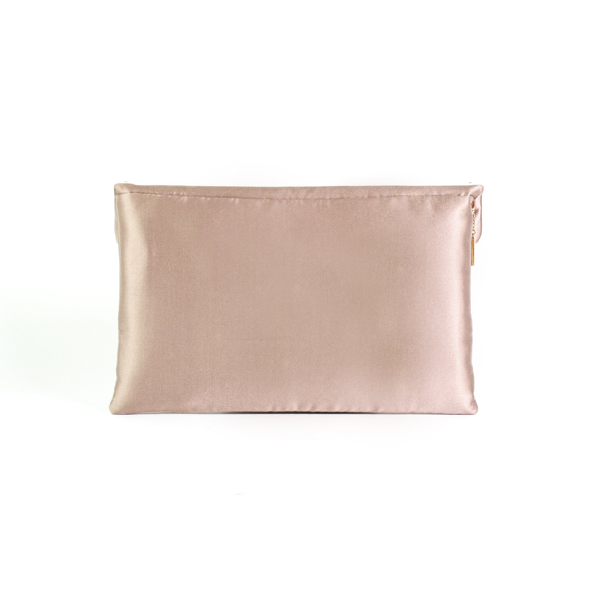 Pochette rosa cipria con swarovski