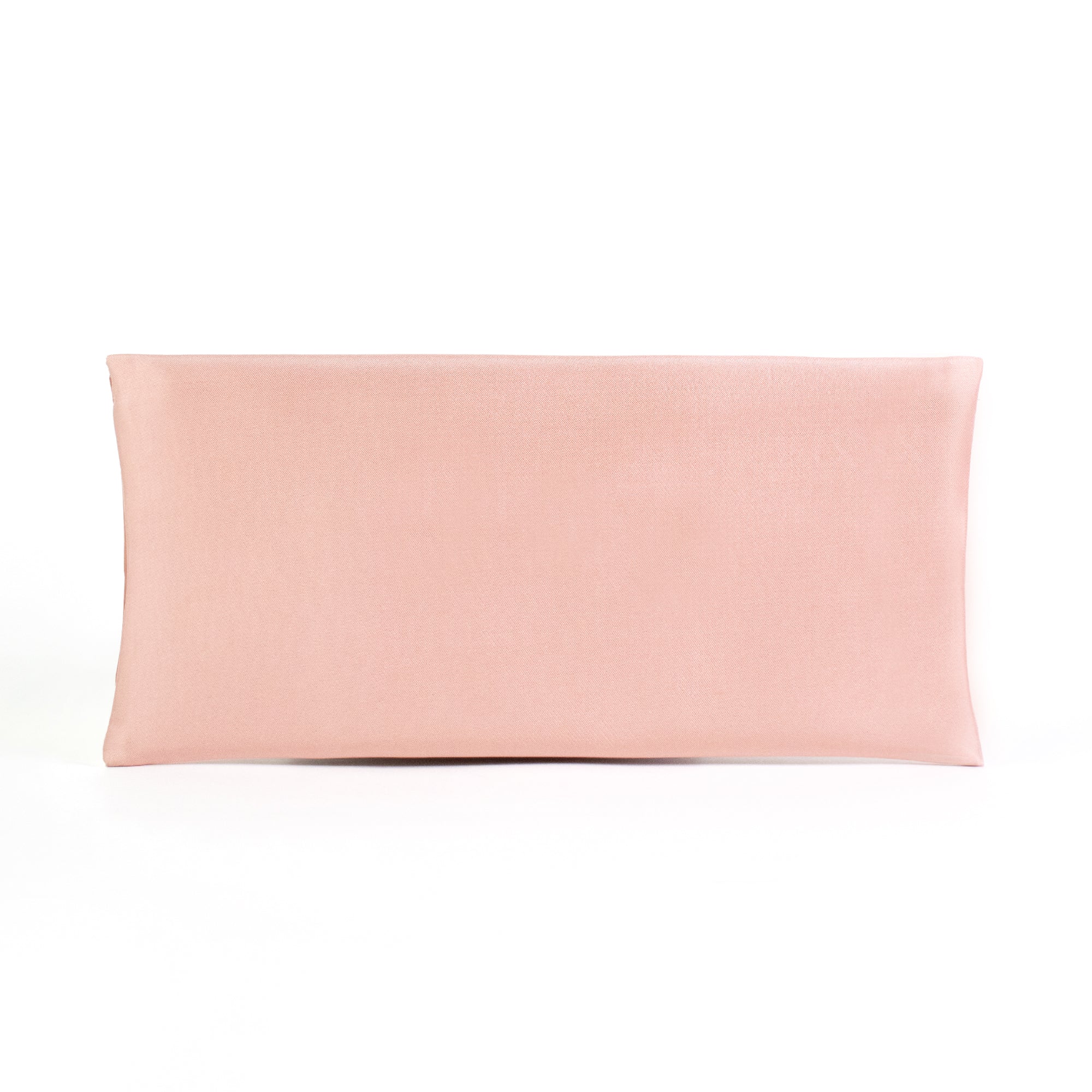Pochette rosa con fiori magenta
