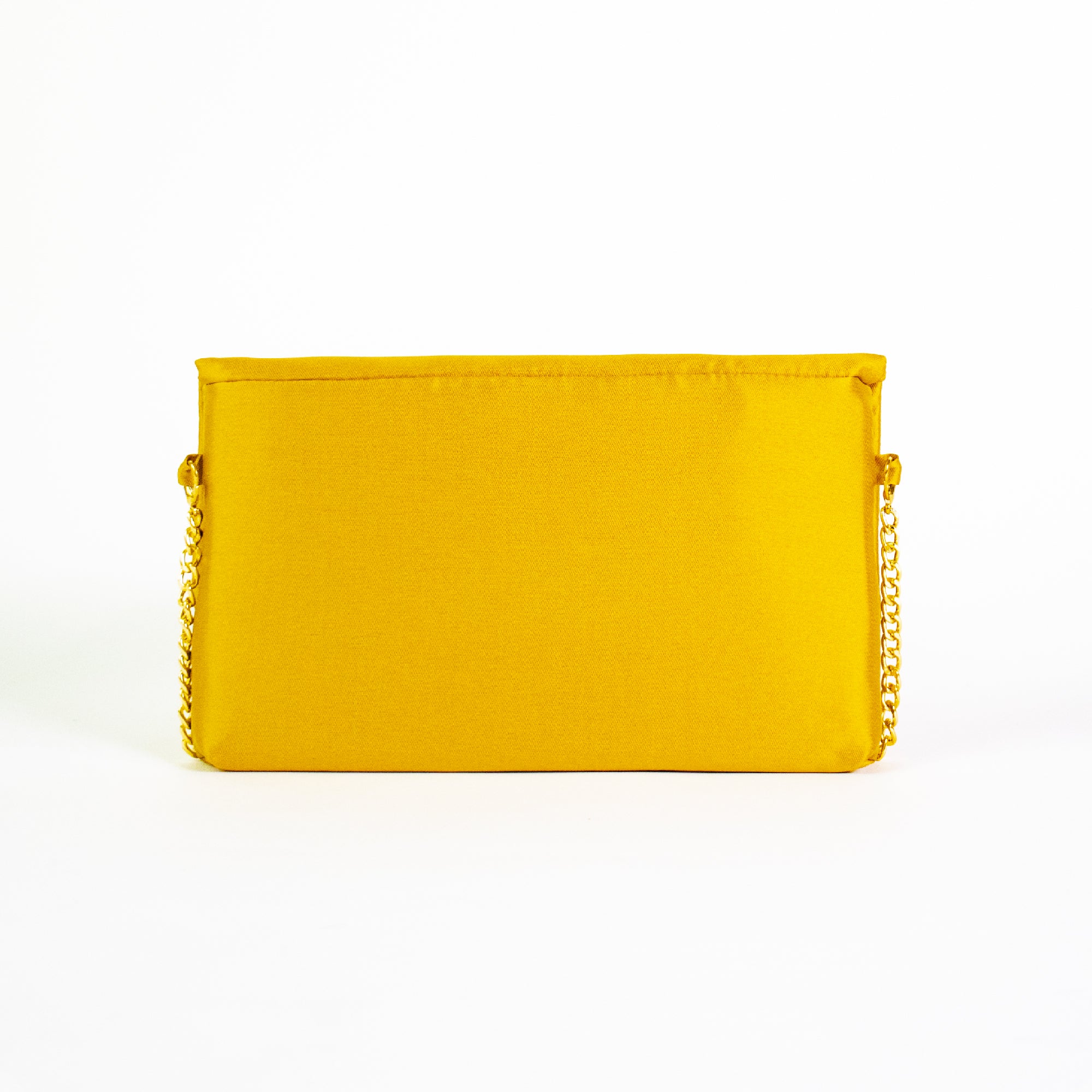 Yellow clutch bag 